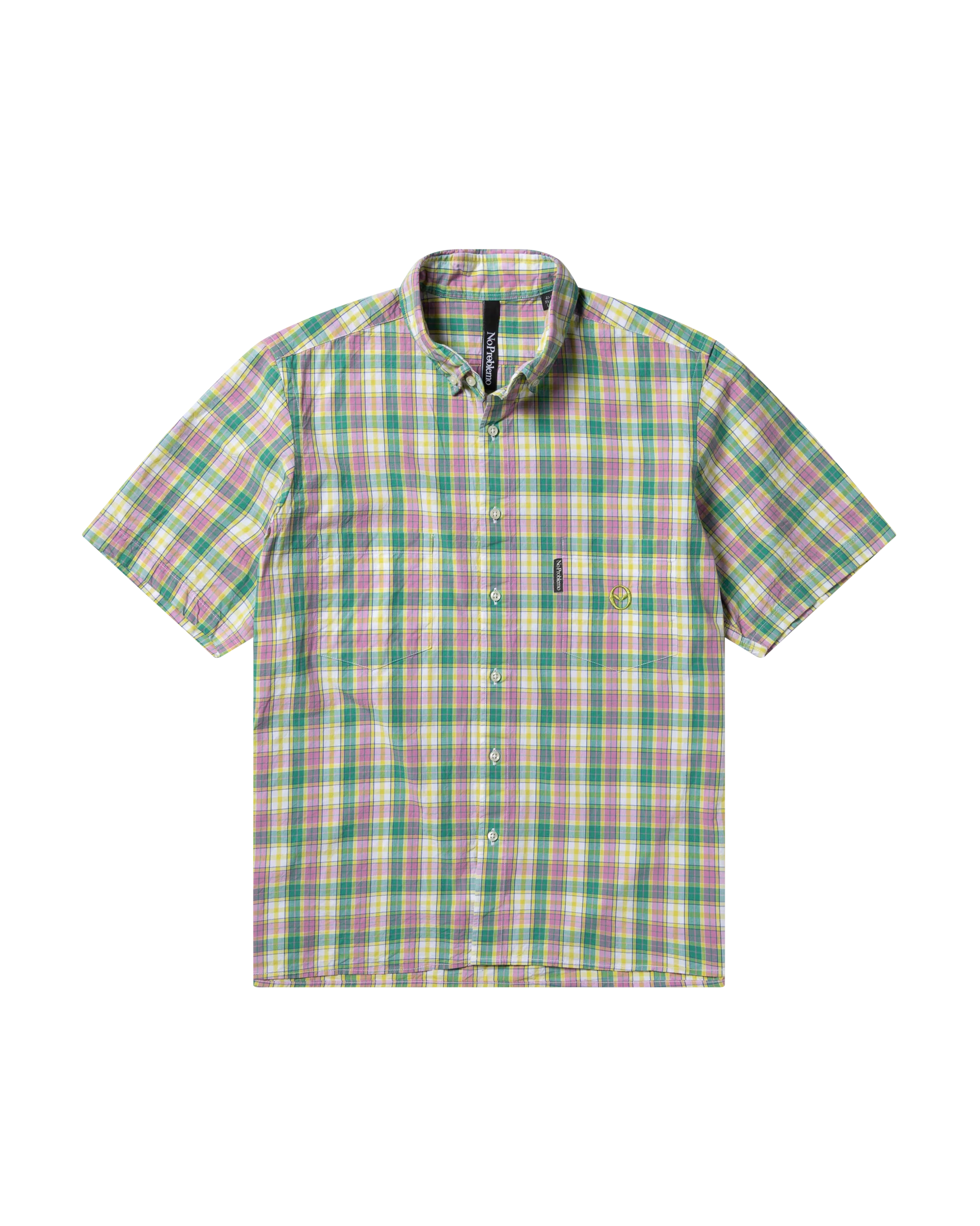 Alieno Embroidered SS Check Shirt