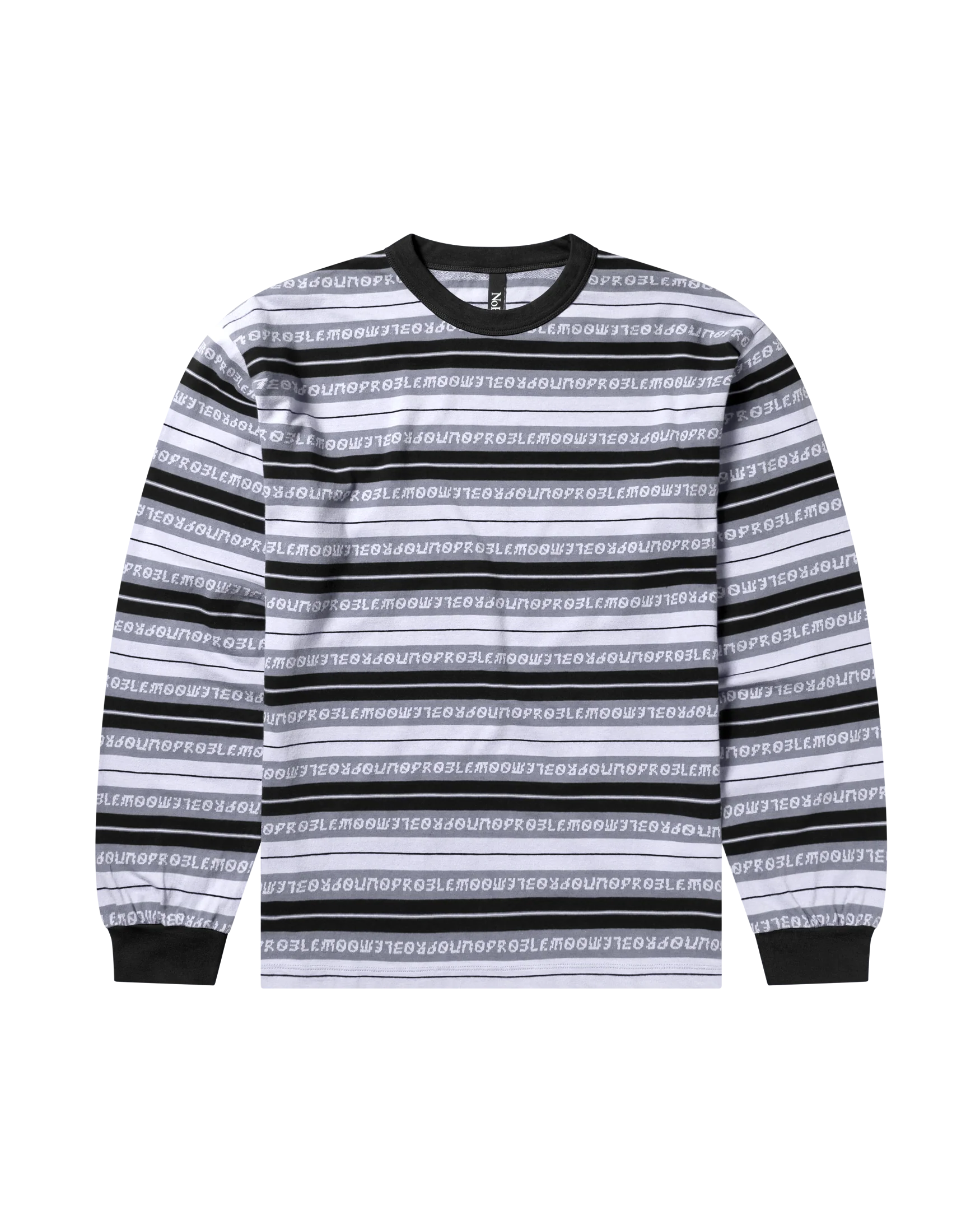 Jacquard Stripe LS Tee