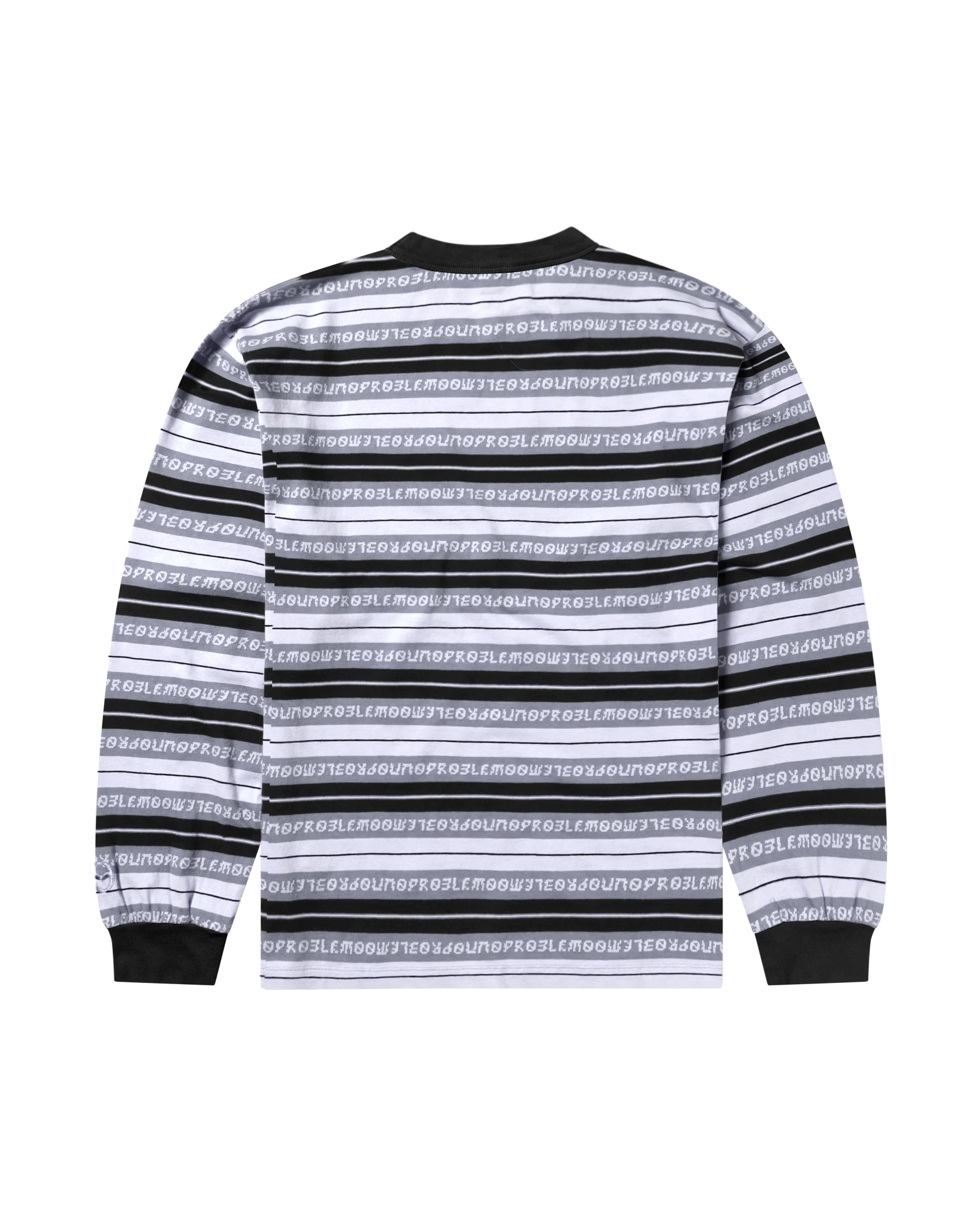 Jacquard Stripe LS Tee - Image 2