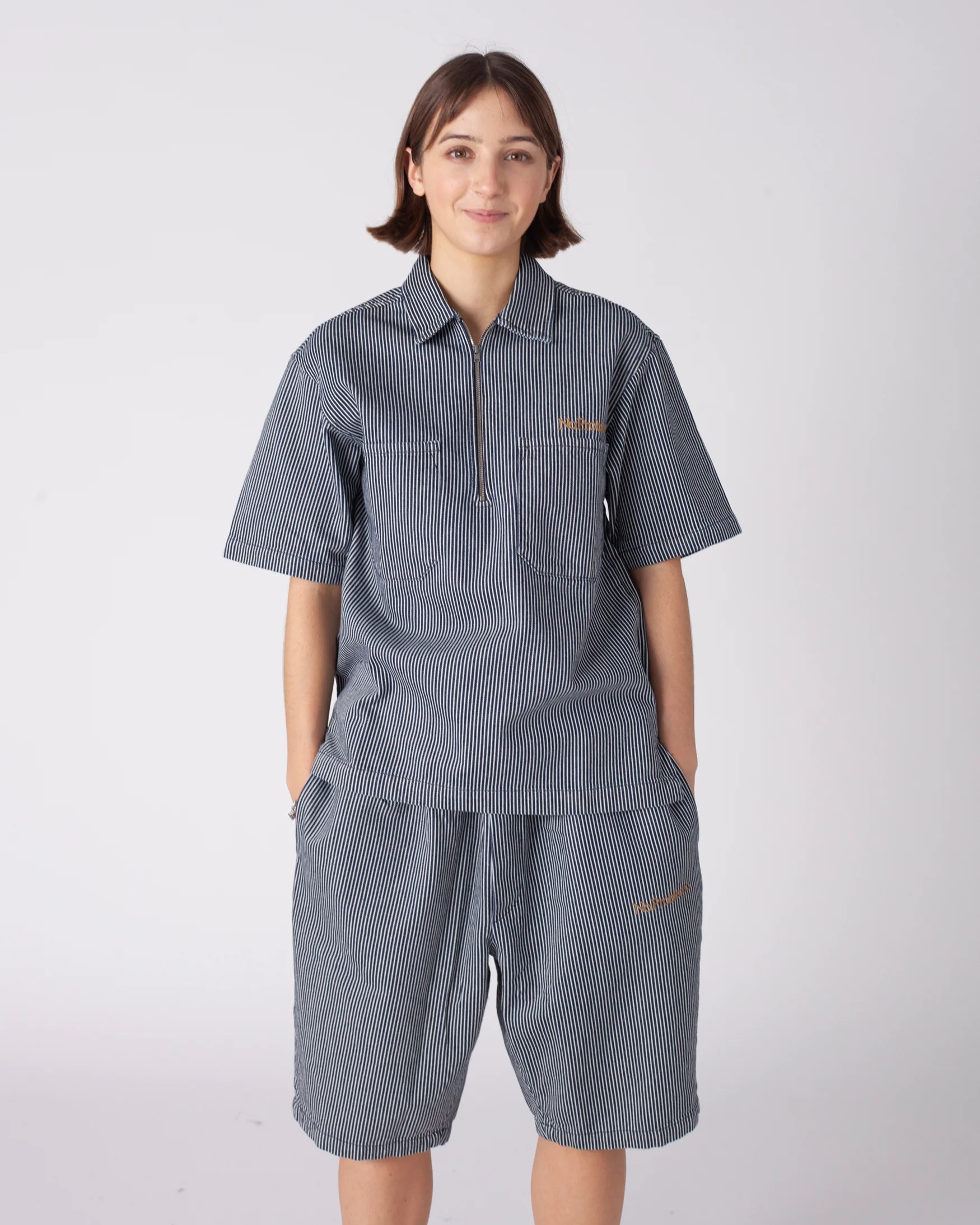 Mini Problemo Work Short - Denim - Image 3