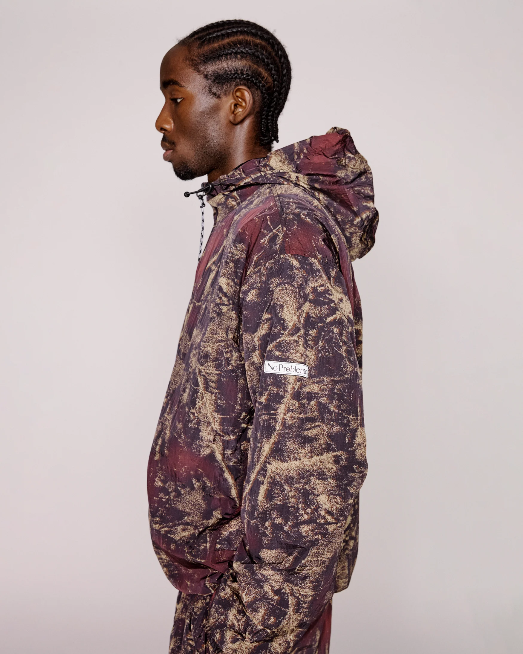 Forest Glitch Nylon Jacket - Image 4