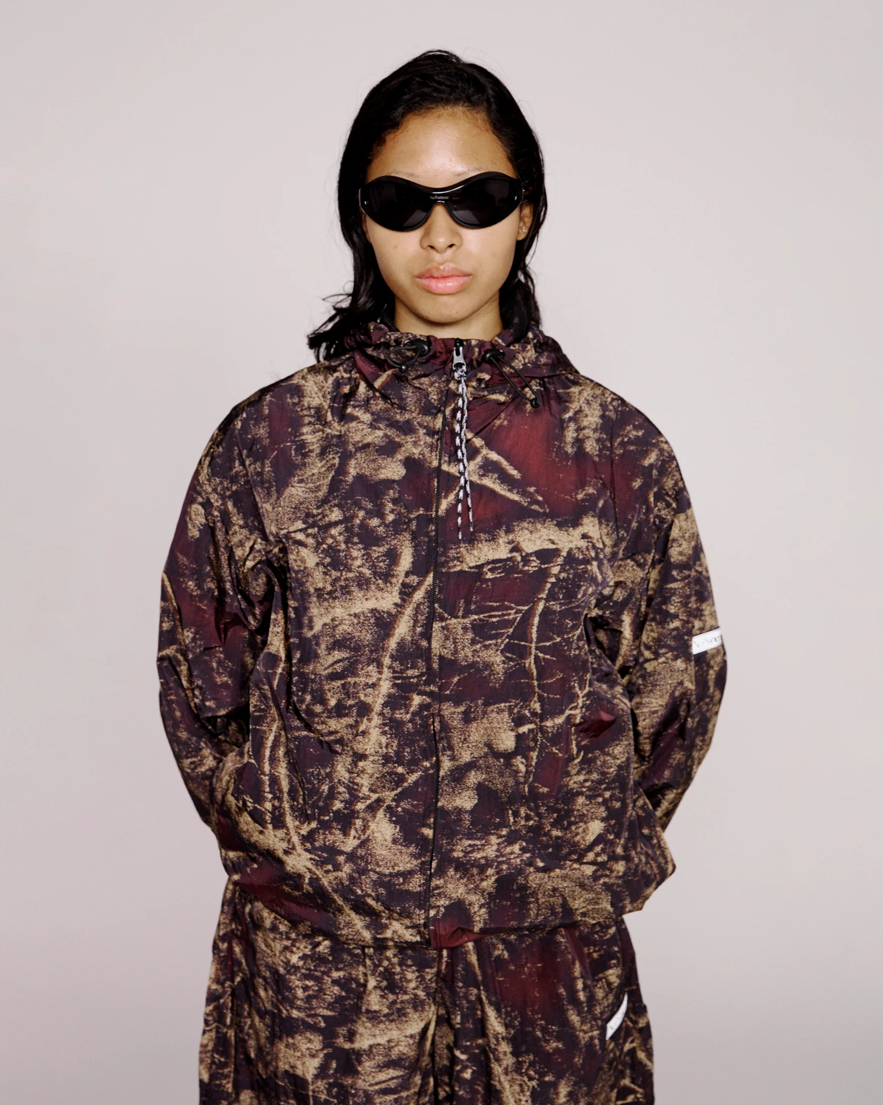 Forest Glitch Nylon Jacket - Image 5