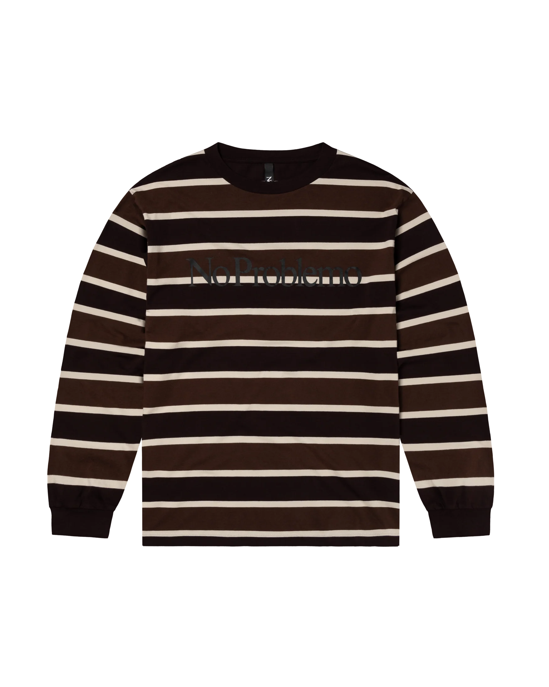 No Problemo Striped LS Tee
