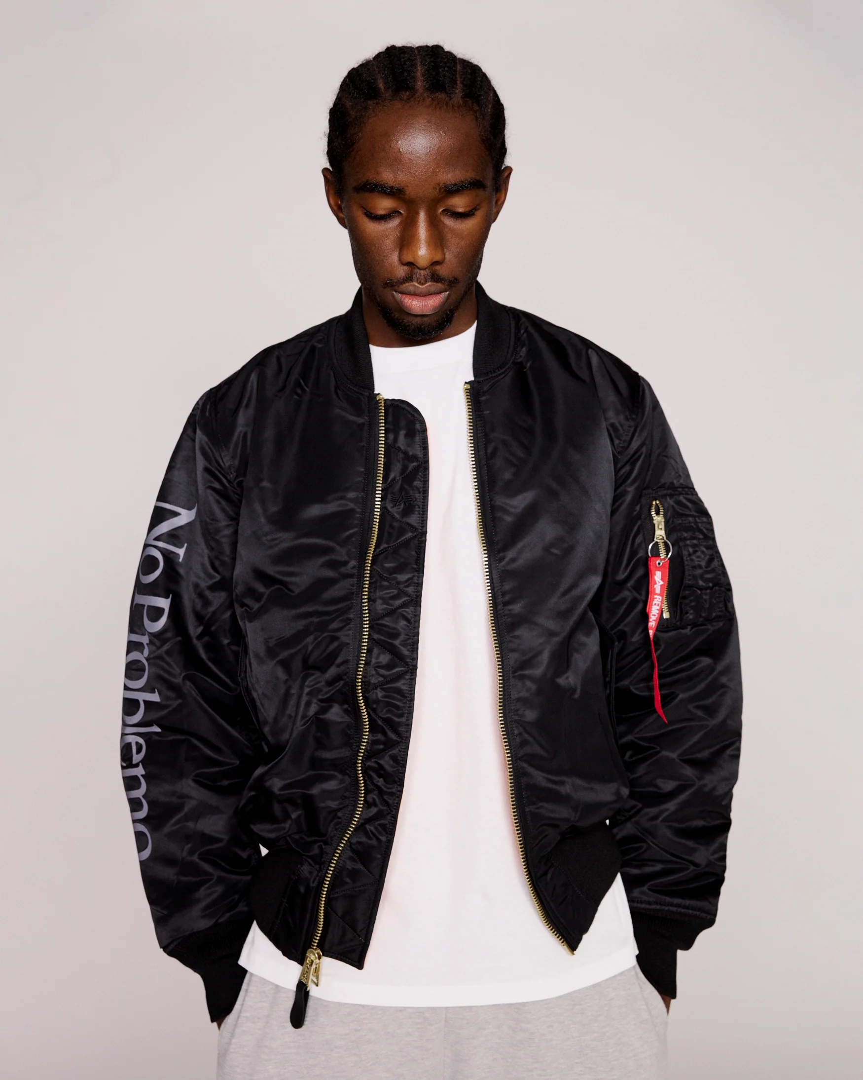 No Problemo x Alpha Industries MA-1 Jacket - Image 2