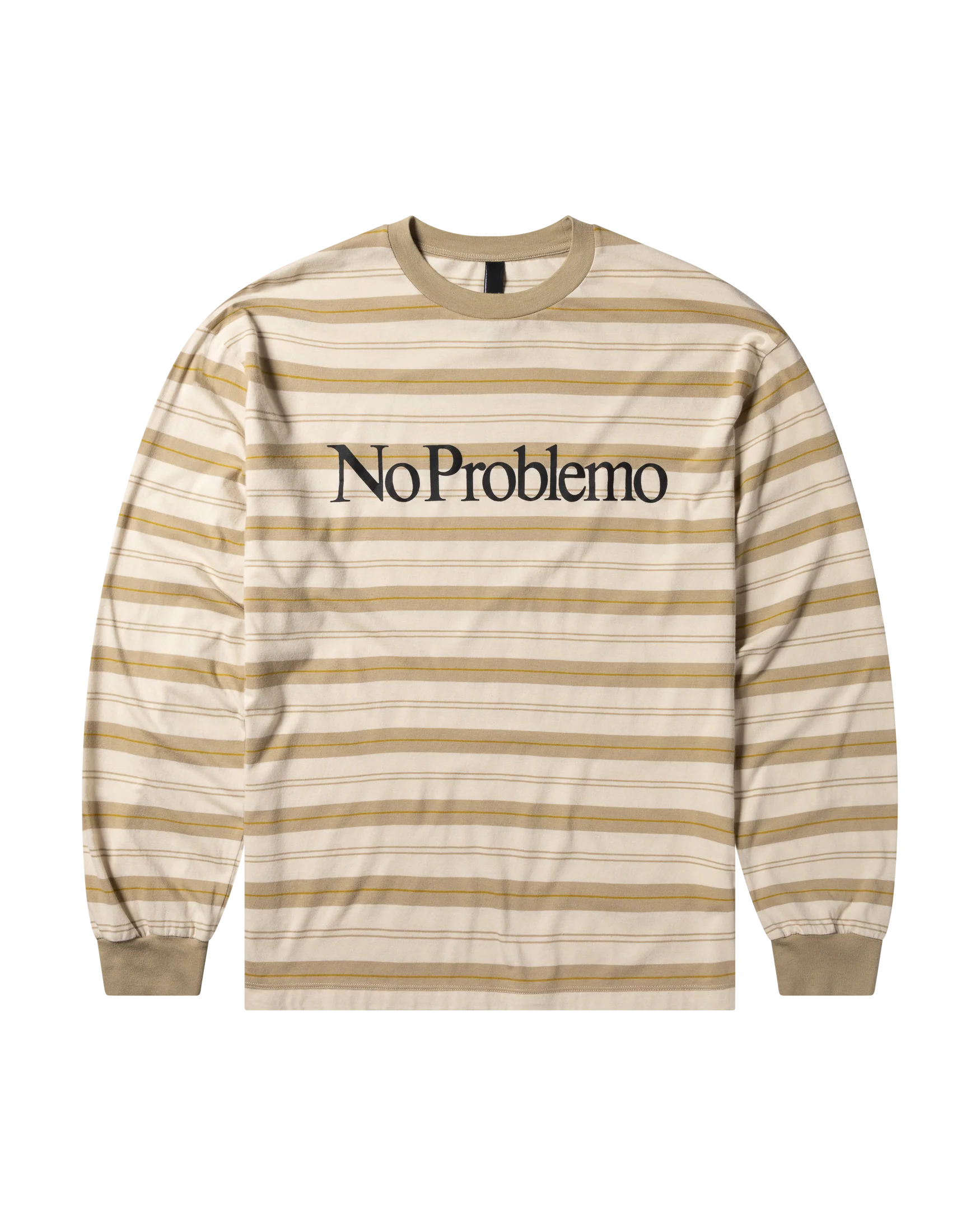 No Problemo Striped LS Tee