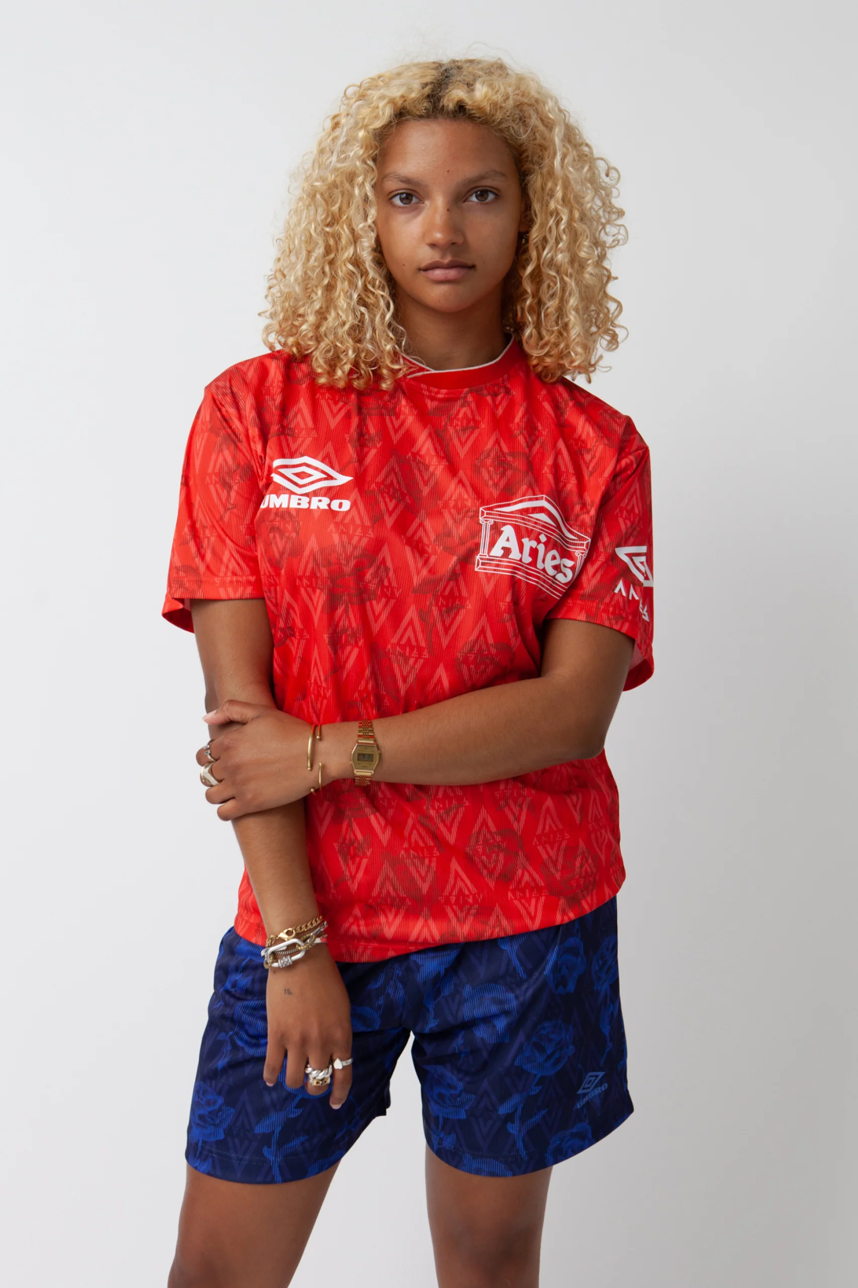 Red Roses SS Football Jersey - Image 2
